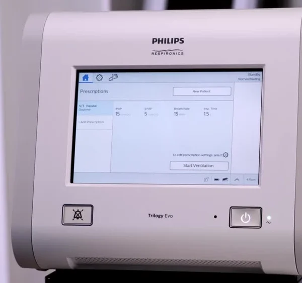 Philips Trilogy EVO (OBM) Ventilator with Standard Accessories.