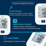 Omron HEM-7181 Upper Arm Automatic Blood Pressure Monitor with Long Battery Life and Hypertension Indicator - Image 4