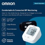 Omron HEM 7183T1 FLIN Upper Arm Automatic Blood Pressure Monitor with Bluetooth - Image 2