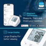 Omron HEM 7183T1 FLIN Upper Arm Automatic Blood Pressure Monitor with Bluetooth - Image 4