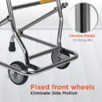 Child Rollator Walker | Foldable Walking Aid for Kids | Adjustable Height | Light Weight | With Front Wheels - Image 3