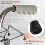 Child Rollator Walker | Foldable Walking Aid for Kids | Adjustable Height | Light Weight | With Front Wheels - Image 5