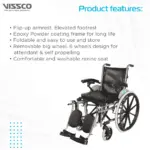 Imperio Wheelchair with Elevated Footrest (Mag Wheels) - Image 2