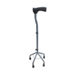 Vissco Medipedic Quadripod Walking Stick for Seniors and Patients, Best Stability 4-Leg Anti-Slip Base, Powder Coated, Height Adjustable Walking Cane for Men and Women, Lightweight and Durable - Image 3