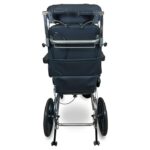 ARREX JANA Powder-Coated Steel Reclining Wheelchair - Premium Cushion Seat, Attendant/Hand Brake, Mag Wheels, Detachable Armrest & Footrest, Adjustable Height Armrest - Image 4