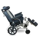 ARREX JANA Powder-Coated Steel Reclining Wheelchair - Premium Cushion Seat, Attendant/Hand Brake, Mag Wheels, Detachable Armrest & Footrest, Adjustable Height Armrest - Image 6