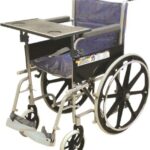 Vissco Folding Wheel Chair With Mag Wheels And Writing Board - Universal (Regular)