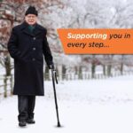 Vissco Avanti T-Shaped Aluminum Walking Stick for Elderly and Physically Challenged, Lightweight Walking Cane, Height Adjustable, Anti-Slip Rubber Shoes for Men and Women (Universal, Black) - Image 7