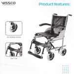 Vissco Imperio Institutional WheelChair With 200mm Wheels - Image 3