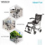 Vissco Imperio Institutional WheelChair With 200mm Wheels - Image 5