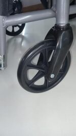 Rodeo lite Mag Wheel | WheelChair With Fixed Handle | Swingable Footrest | Weight Capacity 100kg (Grey) - Image 7