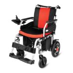 Vissco Zip Lite Power Premium Wheelchair with Double Battery, 20Km Per Charge, Durable & Long Lasting, Weight Bearing Capacity 100kg