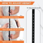 Vissco Avanti T-Shaped Aluminum Walking Stick for Elderly and Physically Challenged, Lightweight Walking Cane, Height Adjustable, Anti-Slip Rubber Shoes for Men and Women (Universal, Black) - Image 6