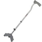 VISSCO Avanti L Shape Tripod, Light Weight & Adjustable Height Walking Stick