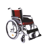 SUPERIO ALUMINUM WHEELCHAIR WITH FIX WHEELS AND PLASTIC RIM - Image 2