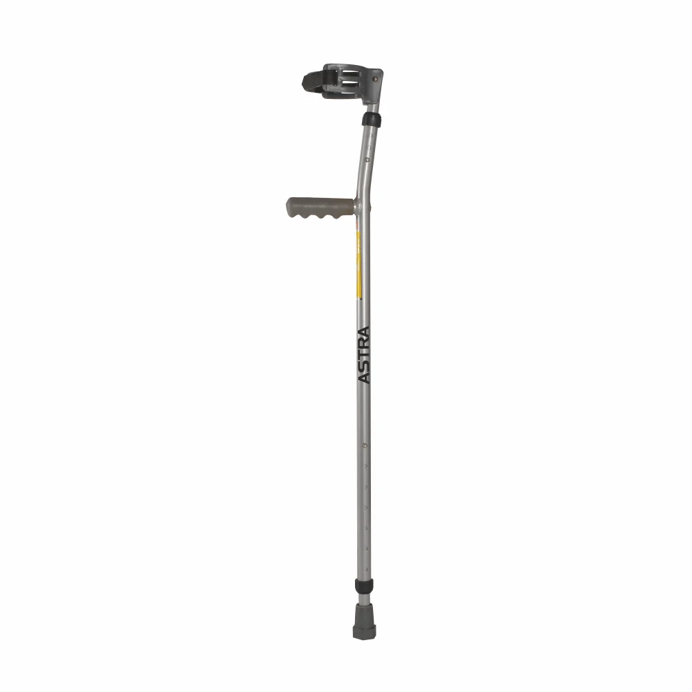 1_ac97f42b-f69a-4a26-b989-e75951b7b540_1800x1800 Astra Plus Elbow Crutches With Height Adjustable & Movable Elbow Support, Light Weight, PVC grip Handle (1 Pair), Color (Grey) - Image 1