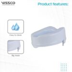 Vissco Comfort Commode Elevated Seat (4 Inch Height) Without Lid, Comfortable, Lightweight Portable Commode raiser - Universal - Image 3