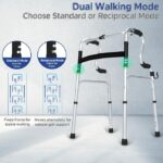 KosmoCare Premium Imported Lightweight Multipurpose Walker with Detachable Commode - Image 3