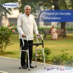 KosmoCare Premium Imported Lightweight Multipurpose Walker with Detachable Commode - Image 8